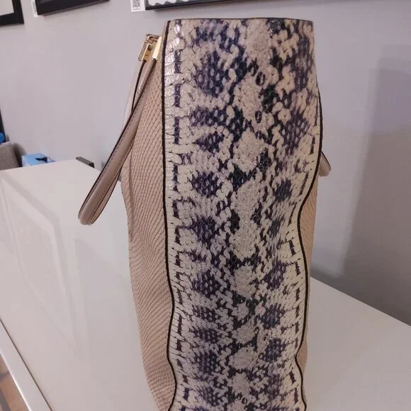 Snakeskin Print Coach Bag - Picture 2 of 16